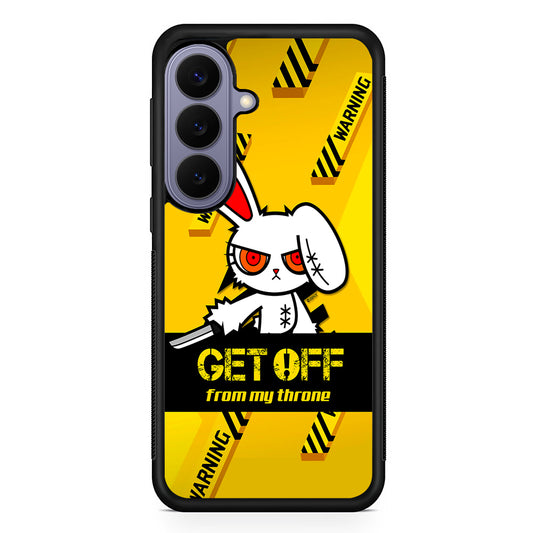 Angry Bunny Throne Samsung Galaxy S26 Case | Durable Rubber Case for Samsung Galaxy S26