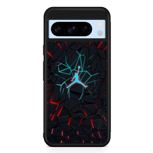 Air Jordan The Rock Shapes Google Pixel 8 Pro Case | Slim Protective Cover
