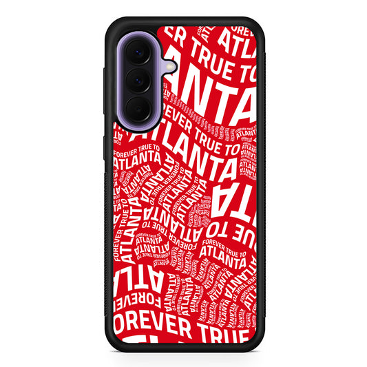 NBA Atlanta Hawks Word Samsung Galaxy A57 Case | Slim Samsung Galaxy A57 Rubber Case