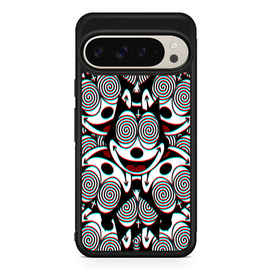 Felix The Cat Hypnotic Google Pixel 9 Pro Case | Slim Protective Cover