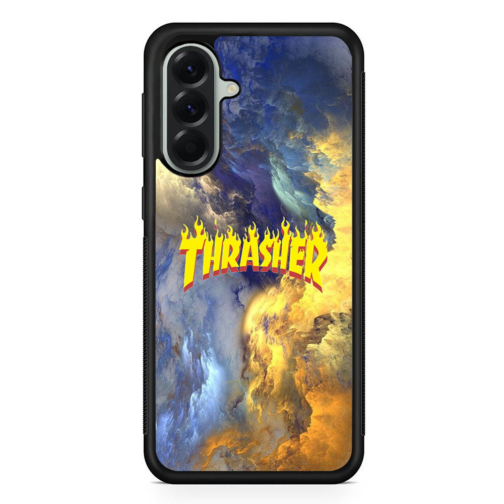 Thrasher Golden Smoke Samsung Galaxy A56 Case | Durable Samsung Galaxy A56 Cover