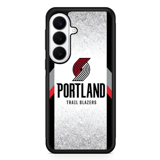 NBA Portland Trail Blazers Silver Samsung Galaxy S26 Plus Case | Slim Protective Cover for Samsung Galaxy S26 Plus
