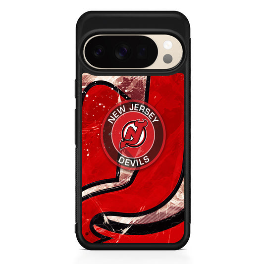NHL New Jersey Devils The Red Google Pixel 10 Pro XL Case | Slim Google Pixel 10 Pro XL Protective Case