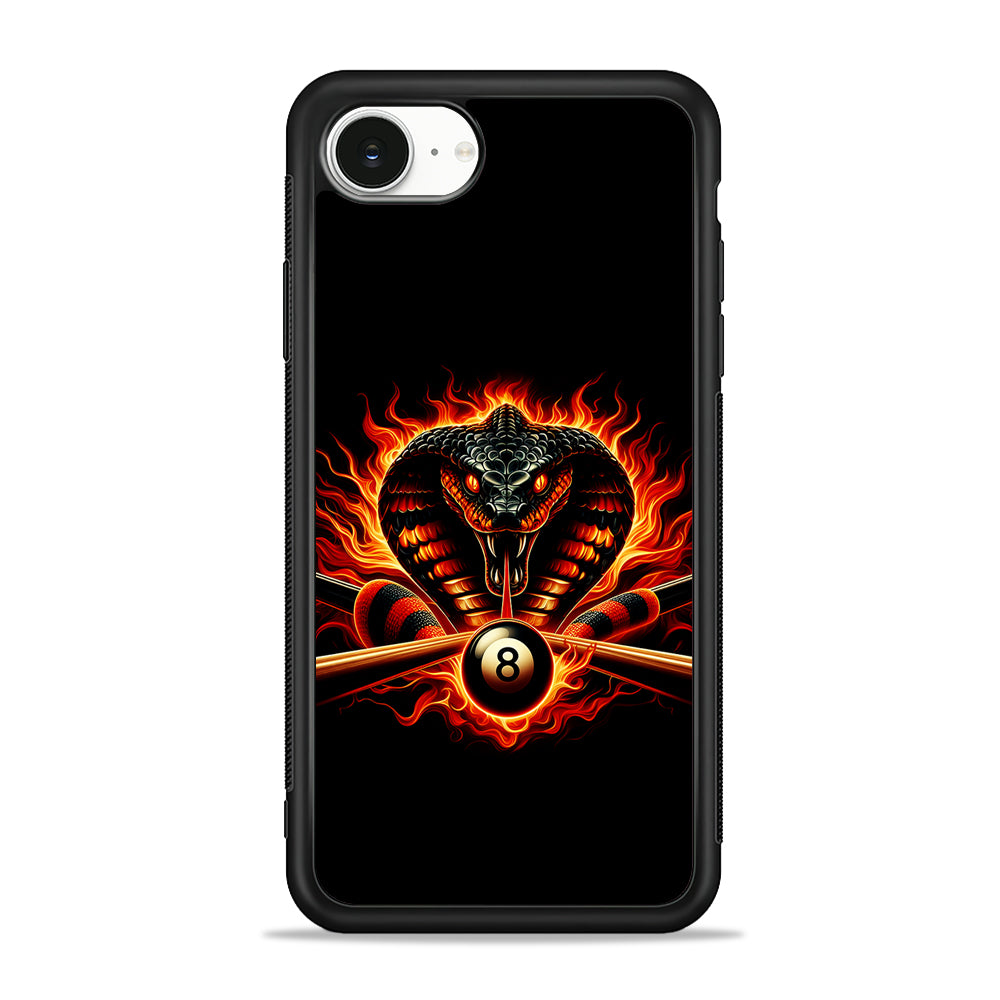 Cobra Head Ball Number 8 iPhone 16e Case | Protective Phone Cover