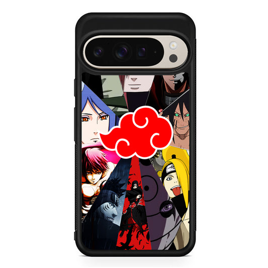 Naruto Akatsuki Clan Member Google Pixel 9 Pro Case | Slim Protective Cover