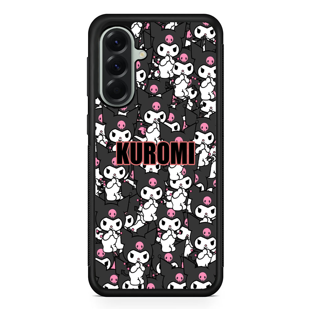 Kuromi Doodle Samsung Galaxy A56 Case | Samsung Galaxy A56 Protective Rubber Case