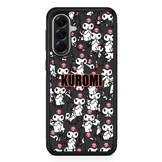 Kuromi Doodle Samsung Galaxy A56 Case | Samsung Galaxy A56 Protective Rubber Case
