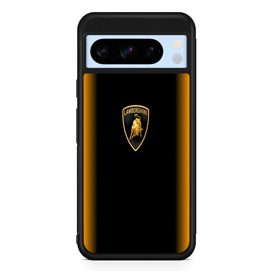 Lamborghini Stripe Gold Google Pixel 8 Pro Case | Slim Protective Cover
