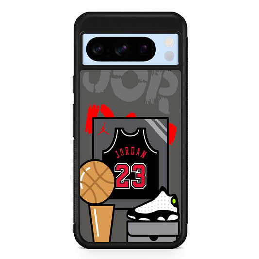 Air Jordan Trophy and Glory Google Pixel 8 Pro Case | Slim Protective Cover