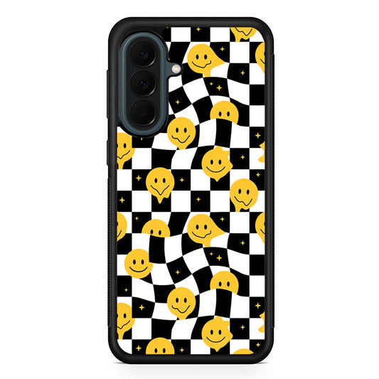Checkmate with Smiley Pawn Samsung Galaxy A37 Case | Samsung Galaxy A37 Rubber Phone Case