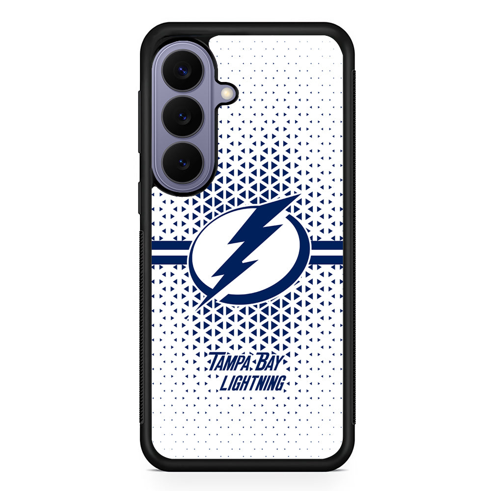 NHL Tampa Bay Lightning Triangle Samsung Galaxy S26 Case | Durable Rubber Case for Samsung Galaxy S26