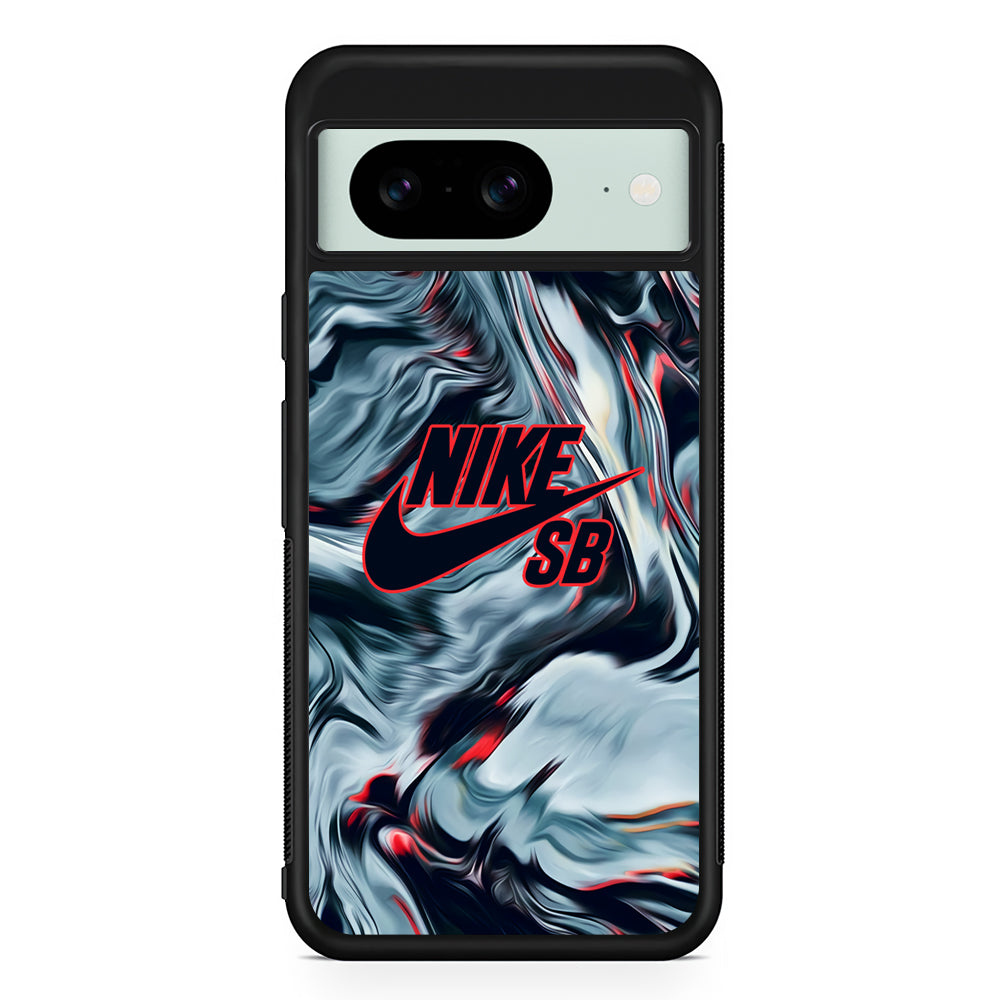 Nike SB Marble Google Pixel 8 Case | Slim Rubber Case for Google Pixel 8