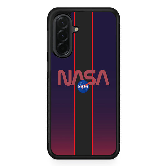 Nasa Stripe Line Red Samsung Galaxy A36 Case | Slim Samsung Galaxy A36 Protective Case