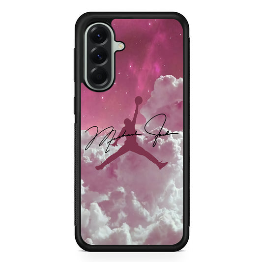 Air Jordan Signature Art of Aesthetic Aurora Samsung Galaxy A56 Case | Samsung Galaxy A56 Rubber Protective Case