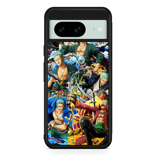 One Piece Roronoa Zoro Aesthetic Google Pixel 8 Case | Durable Protective Cover for Google Pixel 8