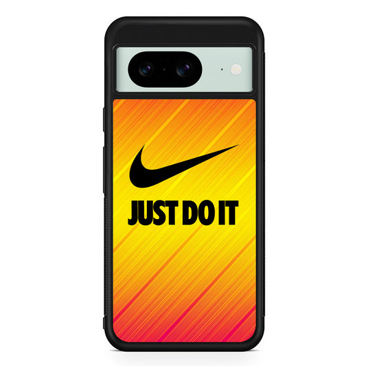 Nike Gradation Colour Just Do It Google Pixel 8 Case | Slim Rubber Case for Google Pixel 8