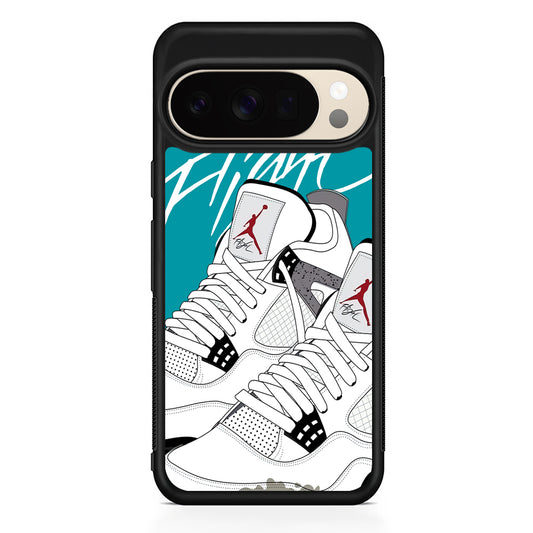 Air Jordan The White Shoes Google Pixel 10 Pro XL Case | Slim Google Pixel 10 Pro XL Protective Case