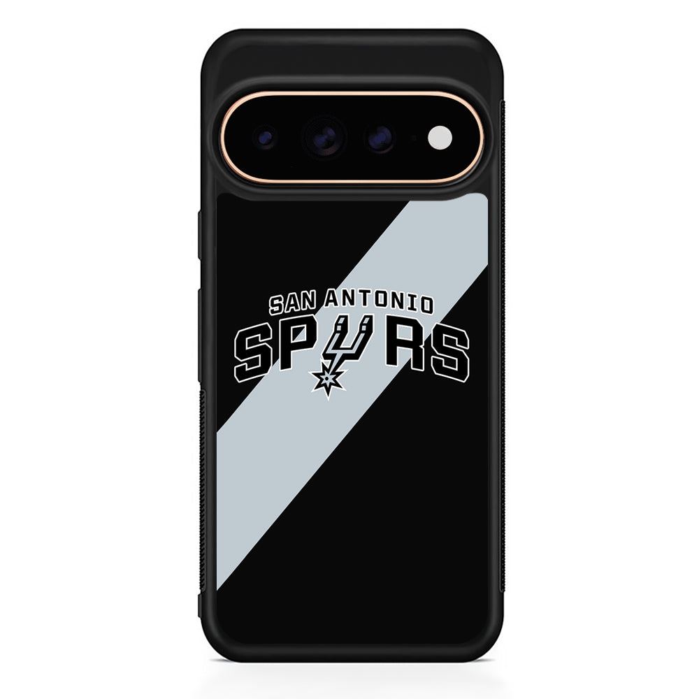 NBA San Antonio Spurs Stripe Google Pixel 11 Pro Case - Stylish Protective Phone Case