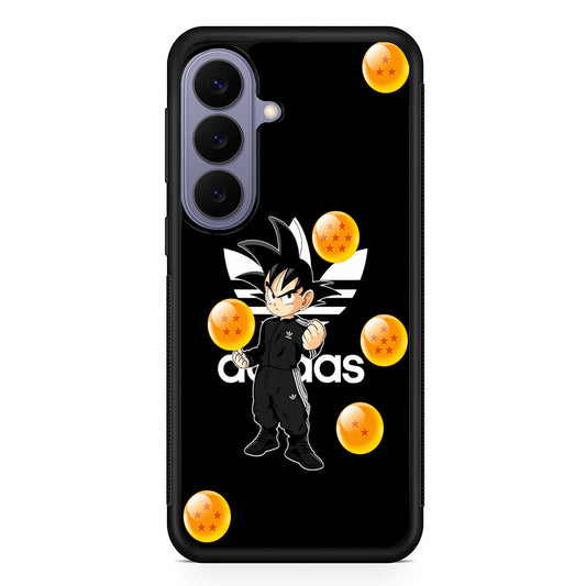 Adidas Goku Dragon Ball Samsung Galaxy S26 Case | Slim Protective Rubber Case for Samsung S26