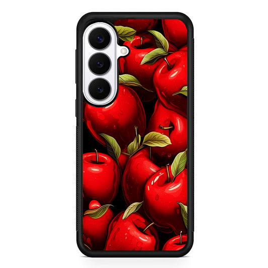 A Red Apple with Leaves Samsung Galaxy S26 Plus Case | Slim Protective Cover for Samsung Galaxy S26 Plus