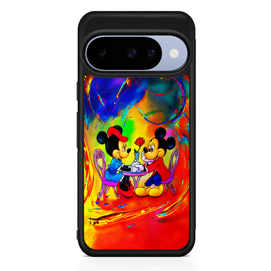 Mickey and Minnie Valentines Day Google Pixel 10 Case | Google Pixel 10 Rubber Protective Case