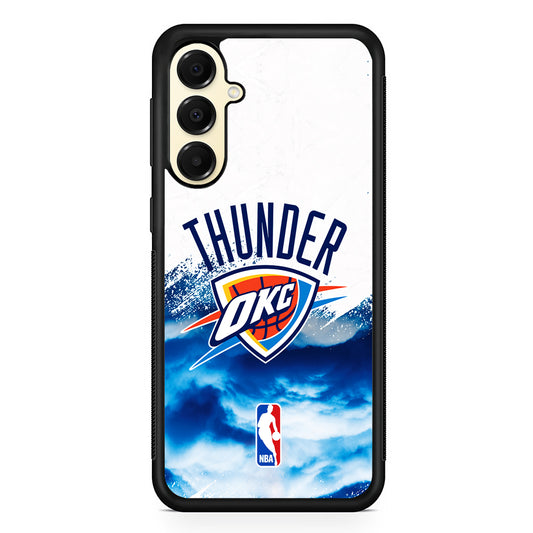 NBA Oklahoma City Thunder Team Samsung Galaxy A16 Case | Slim Rubber Samsung Galaxy A16 Case
