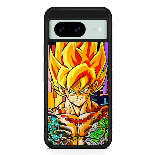 Goku Dragon Ball Z Yakuza Google Pixel 8 Case | Durable Protective Cover for Google Pixel 8