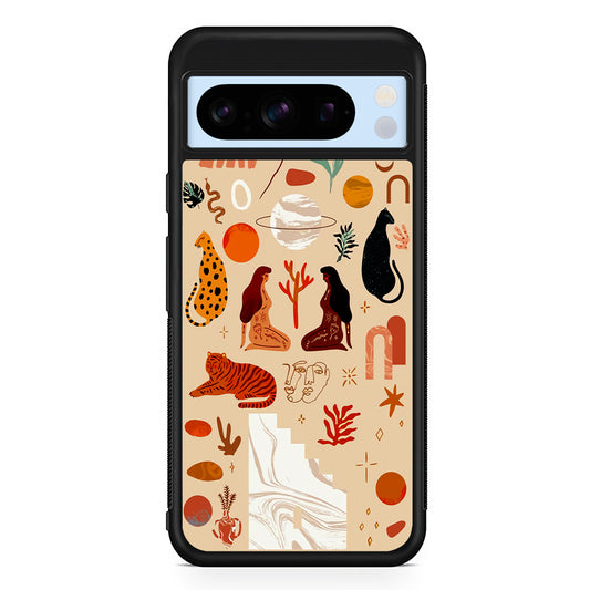 Art of Nature Women Google Pixel 8 Pro Case | Slim Rubber Case for Google Pixel 8 Pro