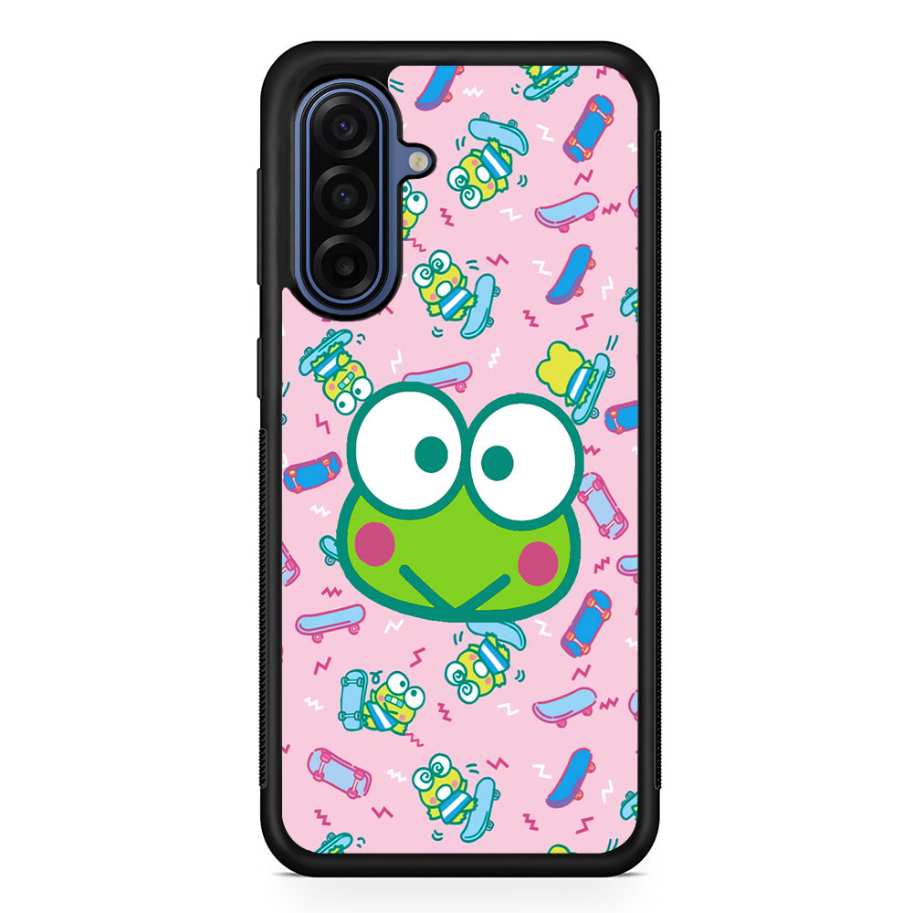 Keroppi Skate Pattern Samsung Galaxy A17 Case | Slim Protective Phone Cover