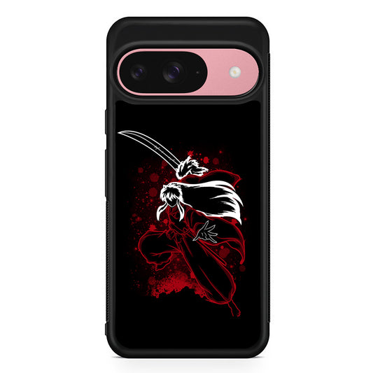 Inuyasha Silhouette Google Pixel 9 Case | Google Pixel 9 Protective Rubber Case