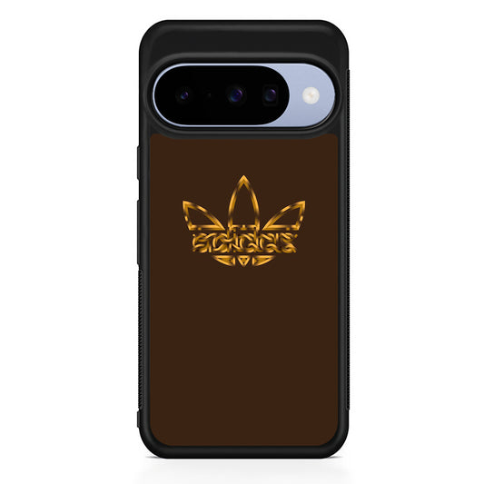 Adidas Royal Gold Chocolate Google Pixel 10 Case | Google Pixel 10 Rubber Protective Case