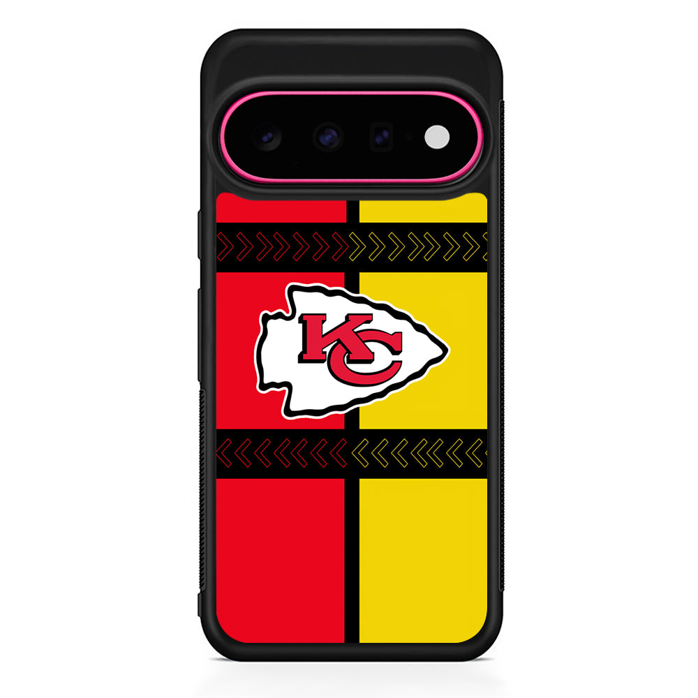 NFL Kansas City Chiefs Colorful Google Pixel 11 Case | Slim Shockproof Cover