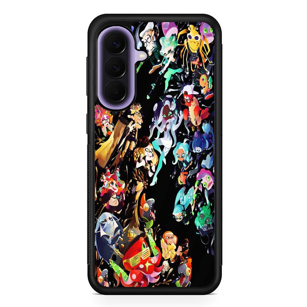 Splatoon Player Character Samsung Galaxy A57 Case | Slim Samsung Galaxy A57 Rubber Case