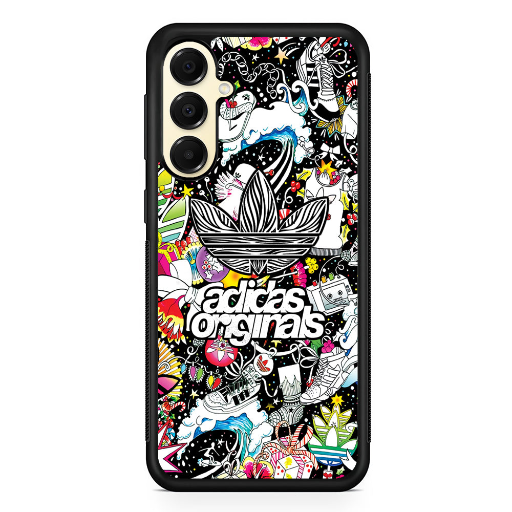 Adidas Original Collage Formation Samsung Galaxy A16 Case | Slim Rubber Case for Samsung Galaxy A16