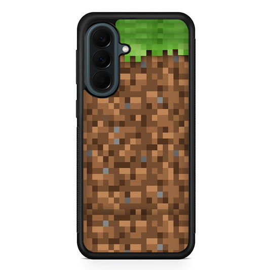 Minicraft Block Pixel Samsung Galaxy A37 Case | Samsung Galaxy A37 Rubber Phone Case