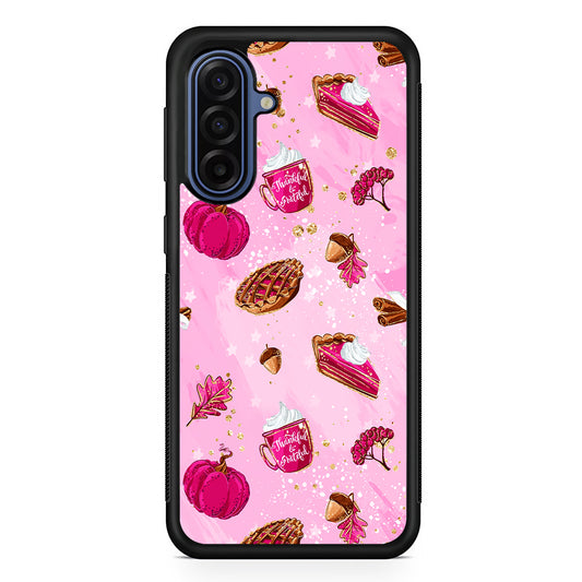 Thanksgiving Pink Aesthetic Samsung Galaxy A17 Case | Slim Protective Phone Cover