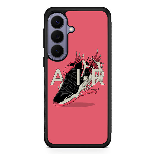 Air Jordan Paint Of Shoes Art Samsung Galaxy S26 Case | Slim Protective Rubber Case for Samsung S26