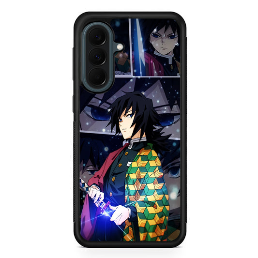 Kimetsu No Yaiba Giyuu In Frame Samsung Galaxy A37 Case | Samsung Galaxy A37 Rubber Phone Case