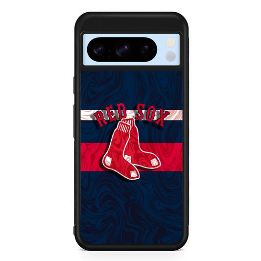 MLB Boston Red Sox Logo Google Pixel 8 Pro Case | Slim Rubber Case for Google Pixel 8 Pro