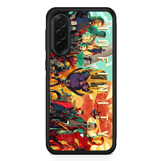 Avenger Infinity All Character Samsung Galaxy A36 Case | Protective Rubber Cover