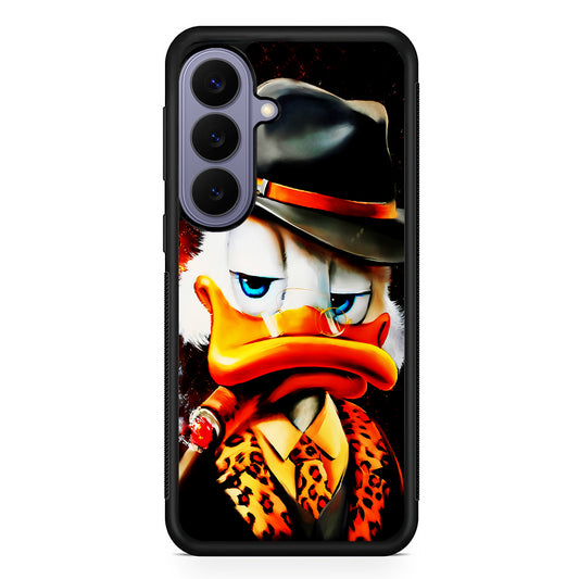 Scrooge McDuck Gangster Style Samsung Galaxy S26 Case | Durable Rubber Case for Samsung Galaxy S26