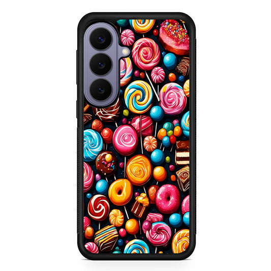 Colorful Assortment of Candies Samsung Galaxy S26 Case | Durable Rubber Case for Samsung Galaxy S26