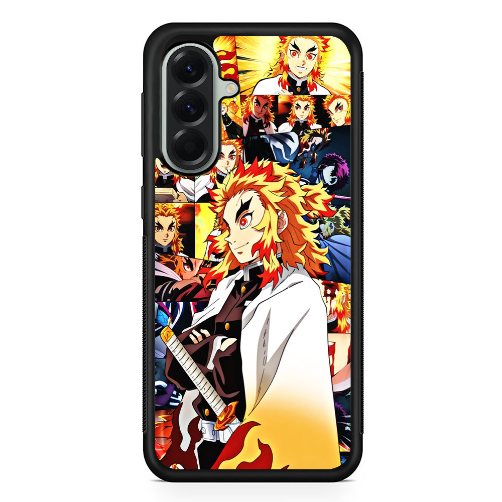 Rengoku Kyojuro Part of Momment Samsung Galaxy A56 Case | Samsung Galaxy A56 Protective Rubber Case