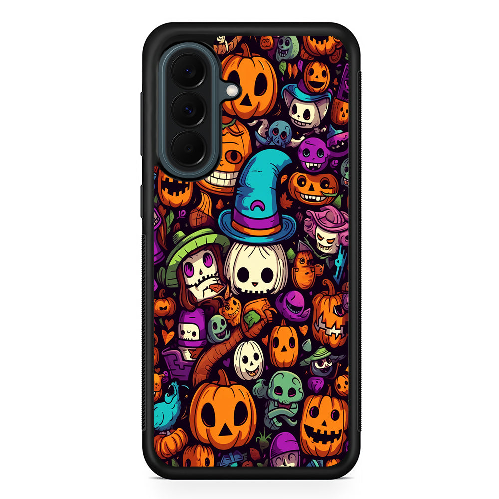 Horror Halloween Themed Samsung Galaxy A37 Case | Samsung Galaxy A37 Rubber Phone Case