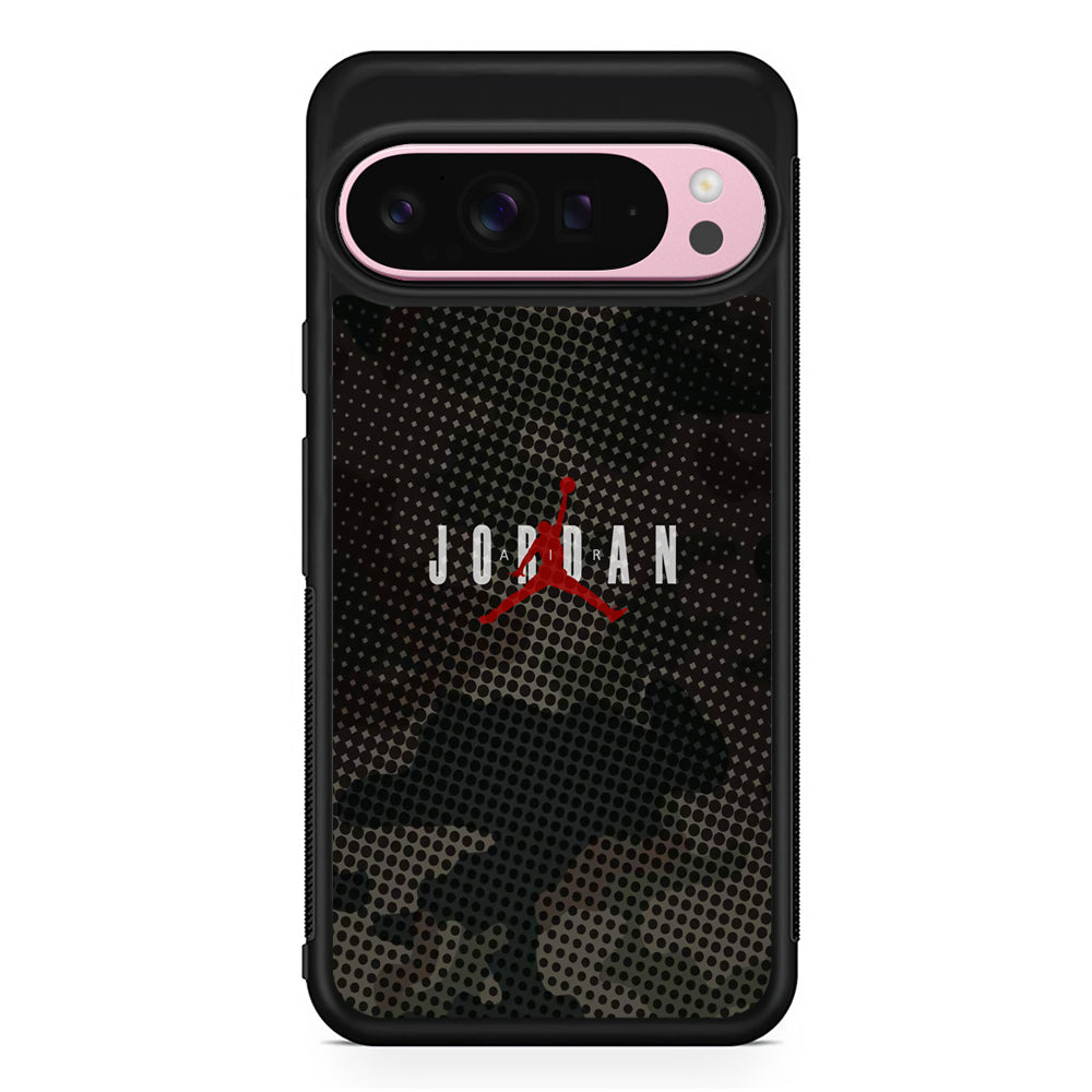 Air Jordan Gradation of Dark Camouflage Google Pixel 9 Pro XL Case | Protective Cover