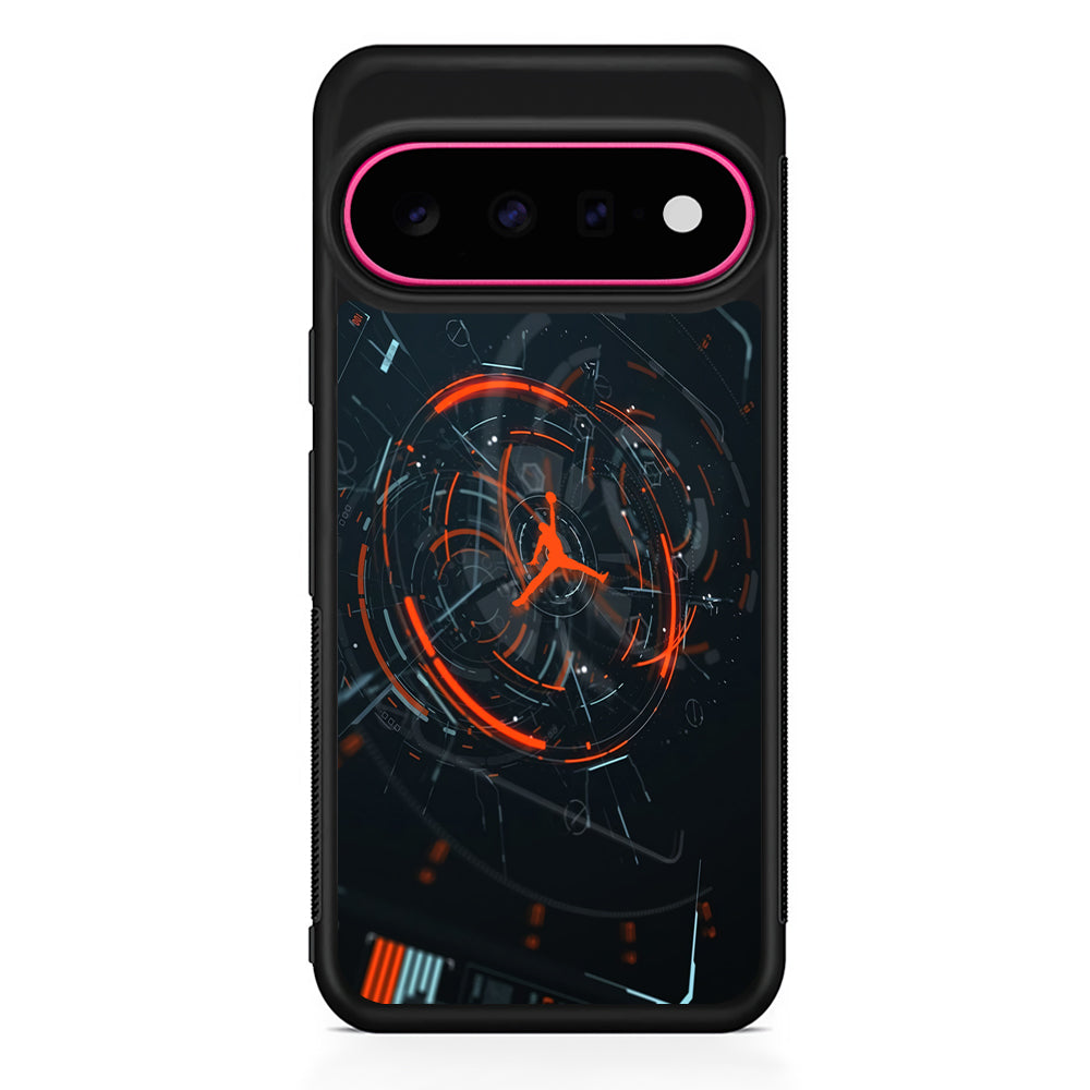 Air Jordan Rising The Digital Circle Google Pixel 11 Case - Stylish Protective Phone Case