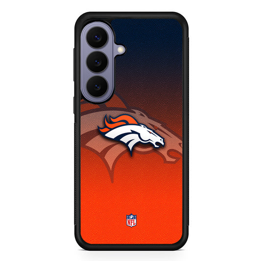 NFL Denver Broncos Gradation Color Samsung Galaxy S26 Case | Durable Rubber Case for Samsung Galaxy S26