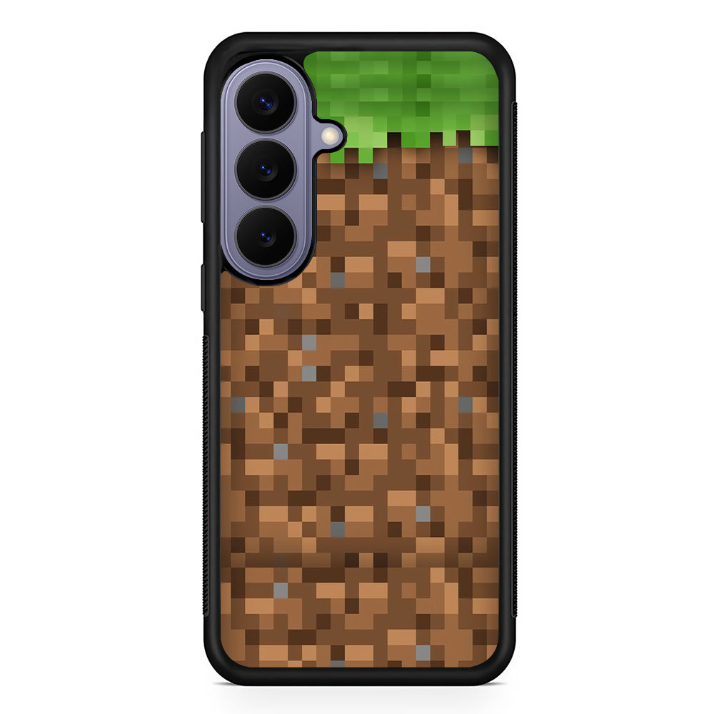 Minicraft Block Pixel Samsung Galaxy S26 Case | Durable Rubber Case for Samsung Galaxy S26
