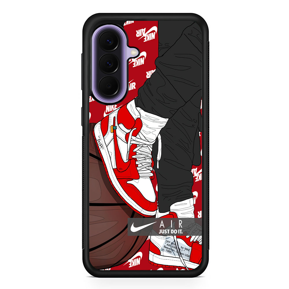 Nike Shiny Red Lava Samsung Galaxy A57 Case | Samsung Galaxy A57 Protective Cover