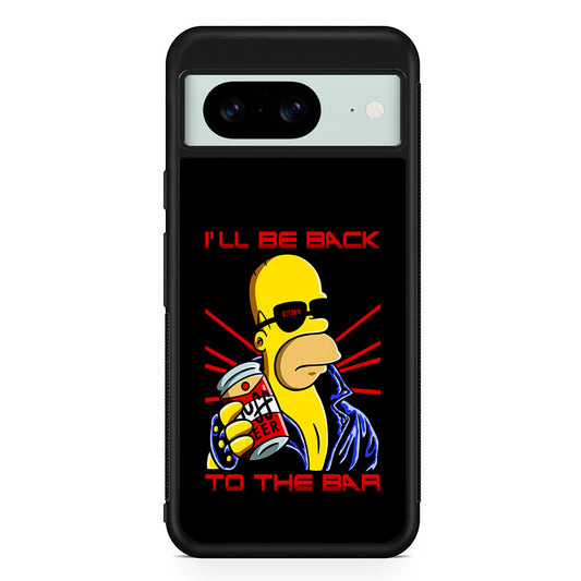 Homer Simpson with Duff Beer Google Pixel 8 Case | Durable Protective Cover for Google Pixel 8